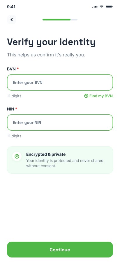 Kunchi MFB — Onboarding