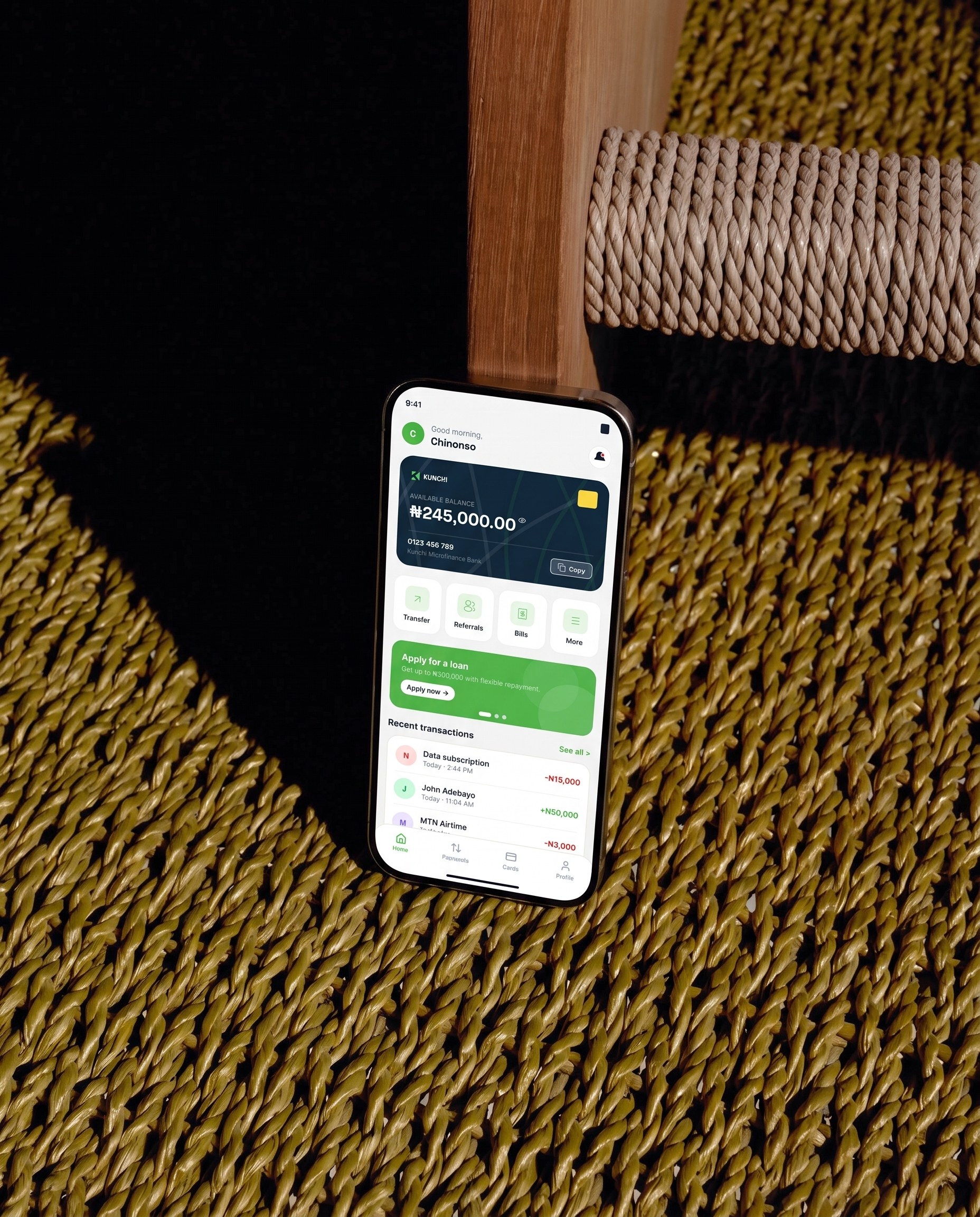 Kunchi MFB — Digital banking