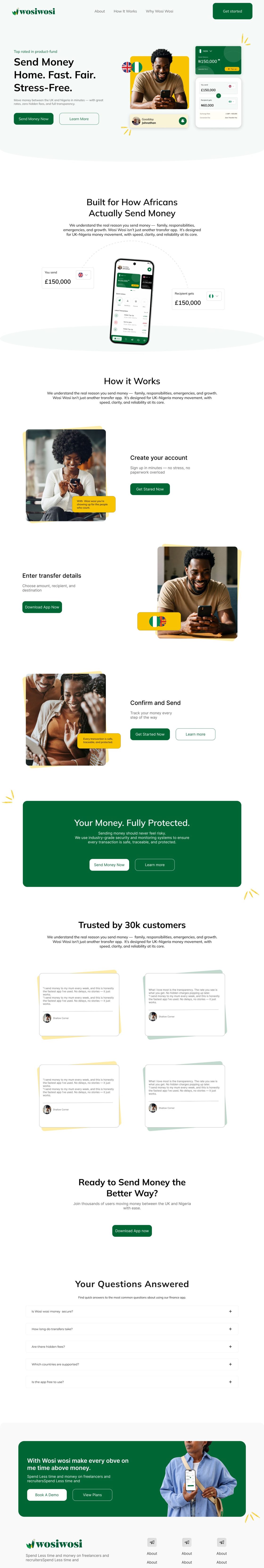 Wosi Wosi — Marketing site